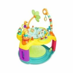 Bright Starts Baby Activity Bounce Around Safari- Stazione Gioco Per Bambini