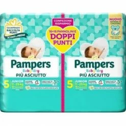 Pampers® Baby Dry Duo - 32 Pannolini Taglia 5 Junior (11-25 Kg)