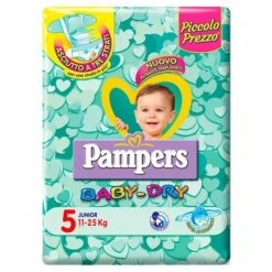 Pampers® Baby Dry Junior- 52 Pannolini Taglia 5 (11-25 Kg)