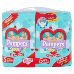 Pampers® Baby Dry Mutandino - 38 Pannolini Pacco Doppio Misura 5 Junior 12-18 Kg