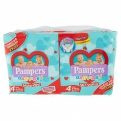 Pampers® Baby Dry Mutandino - 46 Pannolini Pacco Doppio Misura 4 Maxi 8-15 Kg