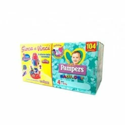 Pampers® Baby Dry - Quadripacco 104 Pannolini Tg 4 Maxi (7-18 Kg)