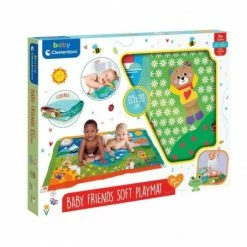 Clementoni Baby Friends Soft Playmat 0+M - Tappeto Colori Assortiti