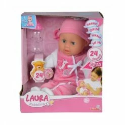 SIMBA Baby Laura - Bambola Parlante 38 Cm