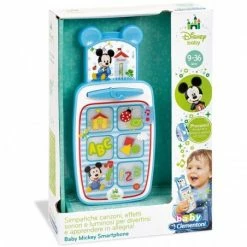 Clementoni Baby Mickey Smartphone Disney - Simpatiche Canzoni Ed Effetti Sonori E Luminosi