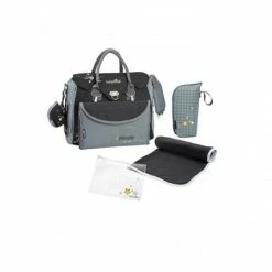 BabyMoov Baby Star - Borsa Fasciatoio Colore Nero/grigio
