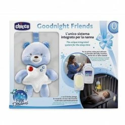 CHICCO Goodnight Friends - Baby Monitor E Peluche Luminoso Azzurro