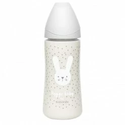 Suavinex Hygge Baby - Biberon In Poliammide Con Tettarella In Silicone Flusso Denso 360 Ml