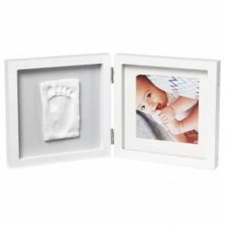 Baby Art My Baby Style Simple - Porta Foto Con Kit Impronta Per Mano O Piede