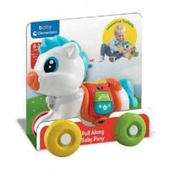 Clementoni Pull Alogn Baby Pony - Gioco Trainabile 6-36 M