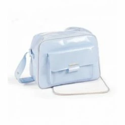 Pasito A Pasito Tweed Baby - Borsa Fasciatoio - Celeste