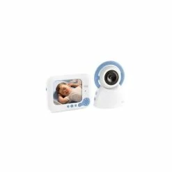 CHICCO Video Baby Monitor Deluxe 254 - Colore Bianco E Azzurro 0m+